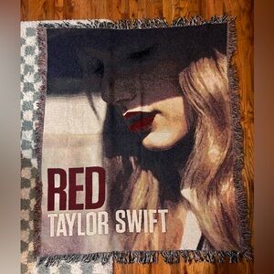 Taylor Swift RED Woven Blanket Tapestry